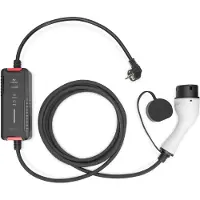 Digitus DK-1P16-A-050-BL EV lader, 5 m, 230 V, Type F 7/4 naar EV Type 2, verstelbaar laadvermogen 1,8 tot 3,7 kW, met tas