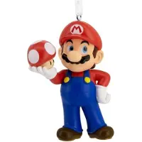 Hallmark Ornament l93 fc fire ball mario