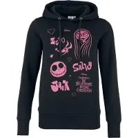 L'Étrange Noël De Monsieur Jack - Disney Trui met capuchon - Zero, Sally, Jack - S tot XXL - voor Vrouwen - zwart | Maat M