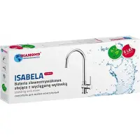 Diamond Keukenmengkraan Isabela Chroom met Uittrekbare Uitloop