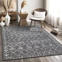 Muratap Boho vintage | laagpolig vloerkleed | modern tapijt | woonkamer, slaapkamer |