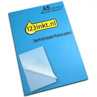 123inkt document lamineerhoes A5 glanzend 2x125 micron (100 stuks)