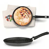 Tadar Amarantina Grijs Marmer Koekenpan 24cm - Inductie & Antiaanbaklaag