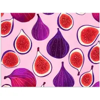 PosterMonkey Poster 160x120 cm - Vijgen - Roze - Paars - Posters - Kamer decoratie - Wanddecoratie woonkamer - Muurdecoratie slaapkamer XXL