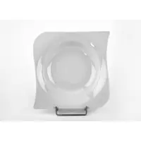 Lubiana Diep Bord Opera 22 cm Wit Porselein - Vaatwasmachine- en magnetronbestendig