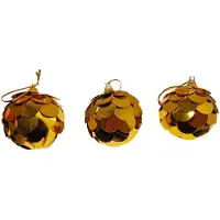 Kerst goud spiegel bloem bal decoratie