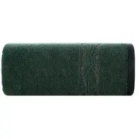 Eurofirany Karin Handdoek Donkergroen 30x50cm - 100% Katoen, 500 GSM