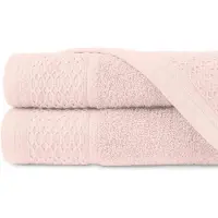 Solano Katoenen Handdoek 50x90cm - Zacht & Absorberend - Kwarts Roze