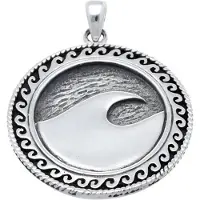 MOOYE ® - Collectie Zilveren Golf kettinghanger