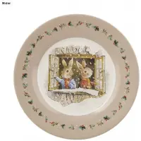 Petit Jour Pieter Rabbit kerst bord