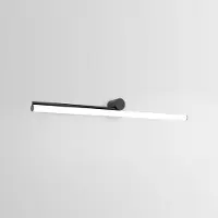 Marset Design wandlamp Ambrosia A 90, dimbaar, zwart, Woon-/ Eetkamer, Aluminium, Design, Wandlamp design