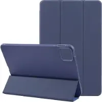 Mobigear Tablethoes geschikt voor Apple iPad Pro 13 Inch (2025) Hoes TPU,Kunstleer | Tri-Fold Gel Bookcase - Donkerblauw