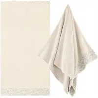 Zwoltex Ravenna Badhanddoek 70x140cm Beige Egyptische Katoen