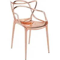 Kartell Masters Stoel Imb. 2 - Set van 2 Copper