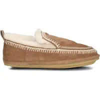 Laidback London Dames Instappers Jude Slipper Crochet - Cognac - Maat 40