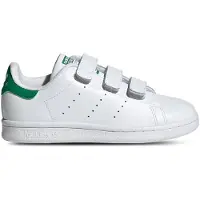 Adidas Originals Stan Smith sneakers wit/groen Jongens/Meisjes Leer Effen - maat 32