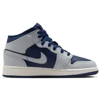 Jordan Air 1 Mid Junior, blauw