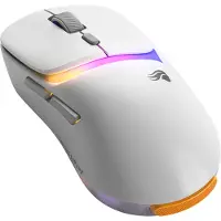 Glorious Gaming - draadloze gamingmuis Model D3 - Uitwisselbaar InfinitePlay-batterijsysteem, 8k polling, 130M click optische schakelaars, licht gewicht van 69 g, 30K DPI optische sensor, RGB - Wit