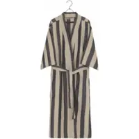 Ferm Living Badjas Field Robe Sand/Black-One-size