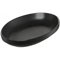 Ambition Salsa Black Oval Schaal 20cm - Elegante Serverschaal
