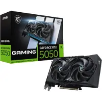 MSI Nvidia GeForce RTX 5050 Videokaart GeForce RTX 5050 8G GAMING OC 8 GB GDDR6-VRAM PCIe HDMI, DisplayPort