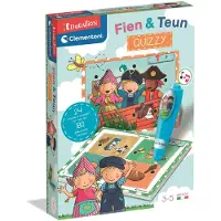 Clementoni - Quizzy - Fien en Teun - Educatief spel met elektronische pen - vanaf 3 jaar