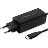 Qoltec 52419 65 W GaN super-snel oplader | 5–20 V | 3–3 25 A | USB-C 3.1