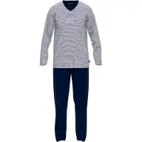 Tom Tailor Pyjama lang navy / wit