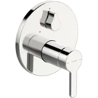 Hansa Designo - Afdekset voor badkraan, met omstelkraan voor 2 functies, chroom 81119563