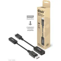 Club 3D AV Adapter Adapter DisplayPort 1.4 - HDMI [HDMI - DisplayPort] 3840 x 2160 Pixel