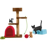 Schleich Farm World – 42501: Speelplezier met schattige katten
