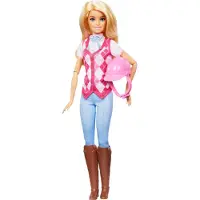 Barbie Family Horse Chase paardrij pop assorti
