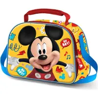 KARACTERMANIA - Disney - Mickey Mouse - 3D Thermische Lunchtas met Trolley bevestiging - Snack - Geel