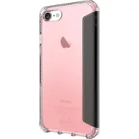 Itskins Etui folio Spectra Rose et transparente pour iPhone 6, 6s, 7 et 8