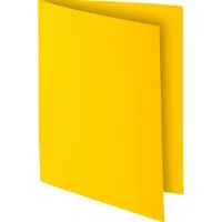 Exacompta ROCK''S 80 - Pak van 100 inlegmappen 22x31cm voor A4 - Citroengeel - 800011E