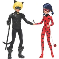 Miraculous Ladybug Pack de 2 poupées et Chat Noir 26 cm