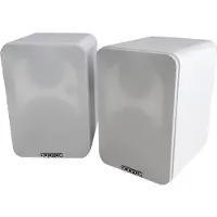 Approx Modelnummer: APPSPK02WH, 2.0 kanalen, bekabeld en draadloos, 30 Watt, frequentiebereik 40 - 18000 Hz, kleur: wit