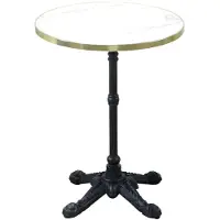 House Nordic Bistrotafel - Rond Marmerlook - Ø60x74cm