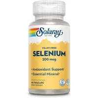 Solaray Selenium 200 Mcg Gistvrij 90 Eenheden