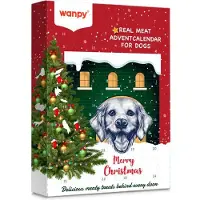 WANPY - Kerst Adventskalender voor Honden - Met kip, eend en rund
