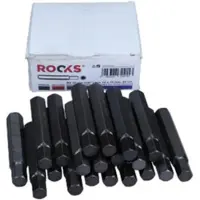 Rooks 20x HEX 12 mm bitset, 75 mm lengte, 3/8" aansluiting, staal S2