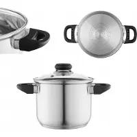 Selgros Hoge pan Emilio, 16 cm, inhoud 2,3 liter