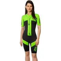 Mad Wave Swmrn Hybrid Dsss Sty Wetsuit Met Korte Mouwen Voor Dames