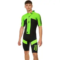 Mad Wave Swmrn Hybrid Dsss Sty Neoprene Short Sleeve Wetsuit Groen ML Man