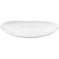 Florina Prometeus Ovaal Dessertbord 22 cm - Wit Glas
