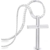 SERASAR Premium Ketting voor Heren [Loyal] | Roestvrij staal 316L | Waterdicht | Stevige kinketting | Veilige sluiting | Zilver | 60 cm | Inclusief sieradendoosje