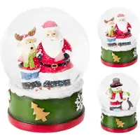 Nampook Kerst waterbal 14 cm 2ass design
