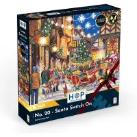 The House of Puzzles kerst puzzel Santa Switch On 1000 stukjes.