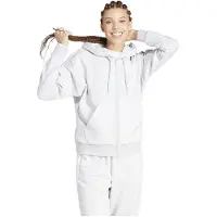 Adidas Sweatvest 'Essentials' lichtgrijs / wit