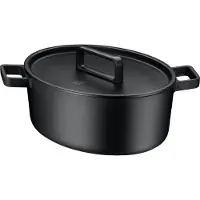 WMF Flavour braadpan, ovaal, 33 x 26 cm, zwart, modelnummer 122464
